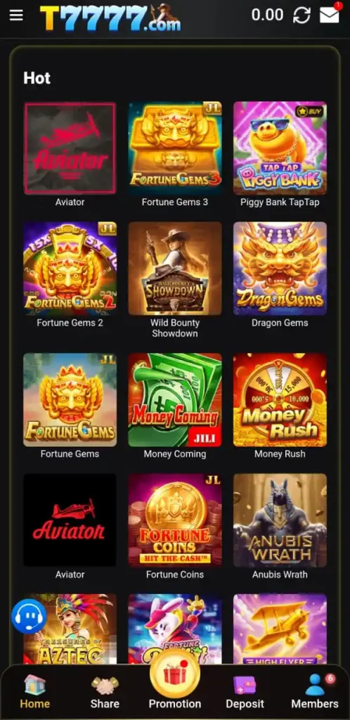 T7777 Game